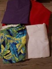 Lot Of Yards of Cotton / Blend Fabric for Hobby Craft DIY Sewing Projects 13