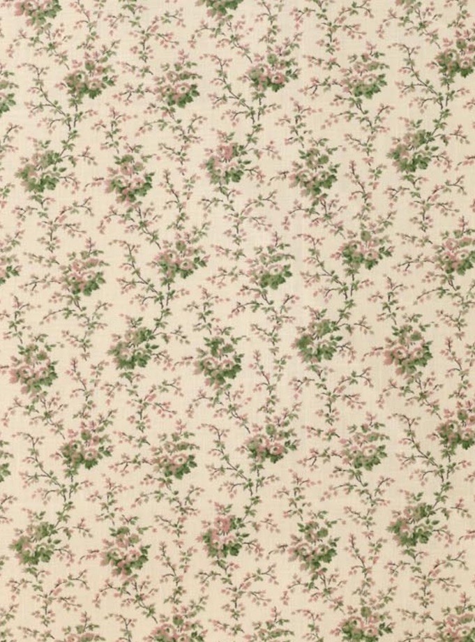 HOWE AT 36 BOURNE STREET FABRIC ‘Rambling Rose – Angelica’ 2.5 METRES 100%Linen