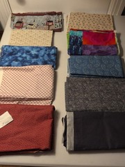 5+ Pounds of Assorted Cotton Fabric – Variety For Quilt Craft Includes W Kimball
