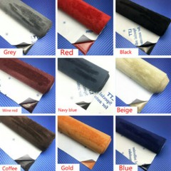 143x50cm Self Adhesive Faux Suede Fabric Wrap Film Sticker Stretch DIY Multi Sew