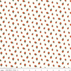 1/4 Yard 9×42 Riley Blake “Serendipity 2″ Strawberries Cream Quilt Cotton