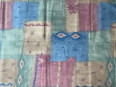 INTERIOR FABRIC~Amgard 1997~BRUSHED UPHOLSTERY COTTON~Southwest Stamped~LG BLOCK