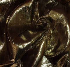 Gold & Black Metallic Fabric 2 Yd x 44” Wide