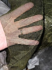 10-Yard Cut OD GREEN Fishnet Net Fabric Diamond Mesh Pattern Stretch 118″