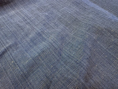 Two Tone Blue Linen Fabric Yarn Dyed Woven Medium Weight 58” Wide