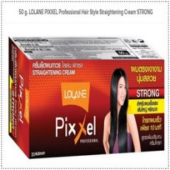 Lolane Pixxel Hair Straightening Cream Strong Rebonding Strengthening Keratin Lecithin Bamboo