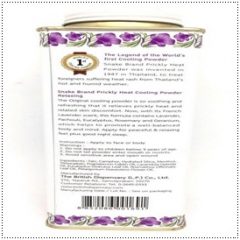 Snake Brand French Lavender Talc Hyperhidrosis Rose Jasmine Patchouli Eucalyptus